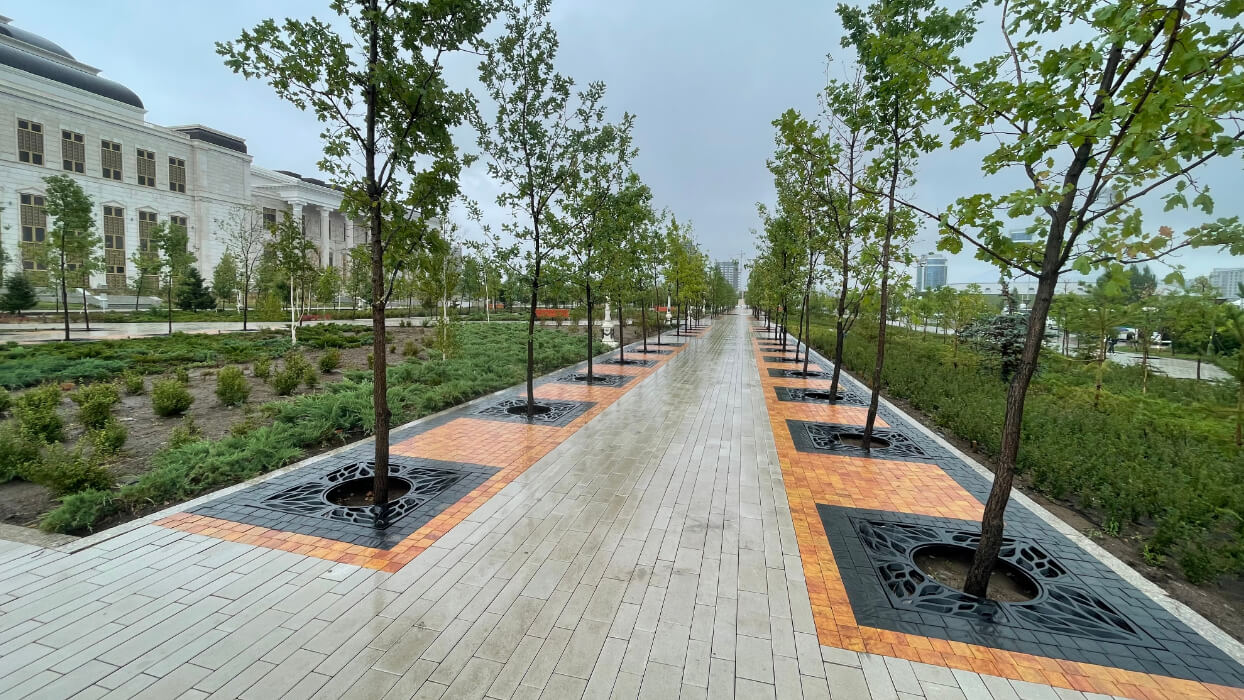 Приствольная решетка для дерева ZKING CRUST 1.2х1.2м Черная в Чайковском фото