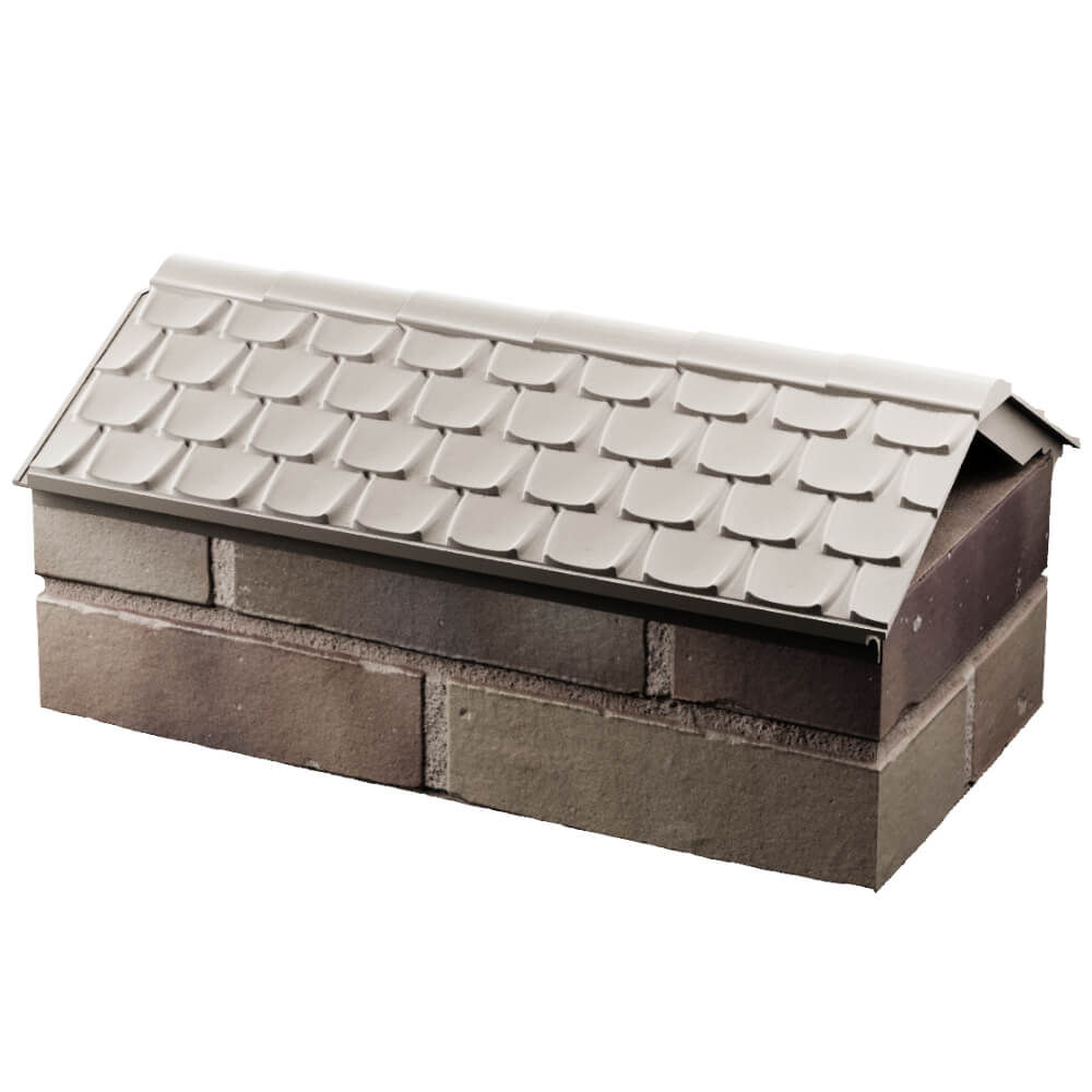 Парапет Zking Эльбрус Бежевый с посадкой на 1 кирпич (255мм) в Чайковском фото