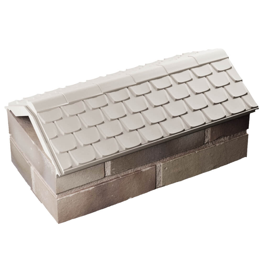 Парапет Zking Эльбрус Бежевый с посадкой на 1 кирпич (255мм) в Чайковском фото