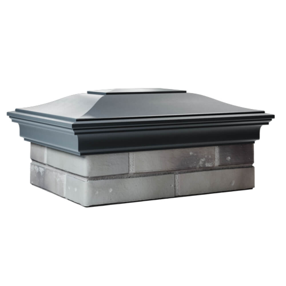 Колпак Zking Монблан Серый на столб 2х1.5 кирпича (515х385мм) в Чайковском фото