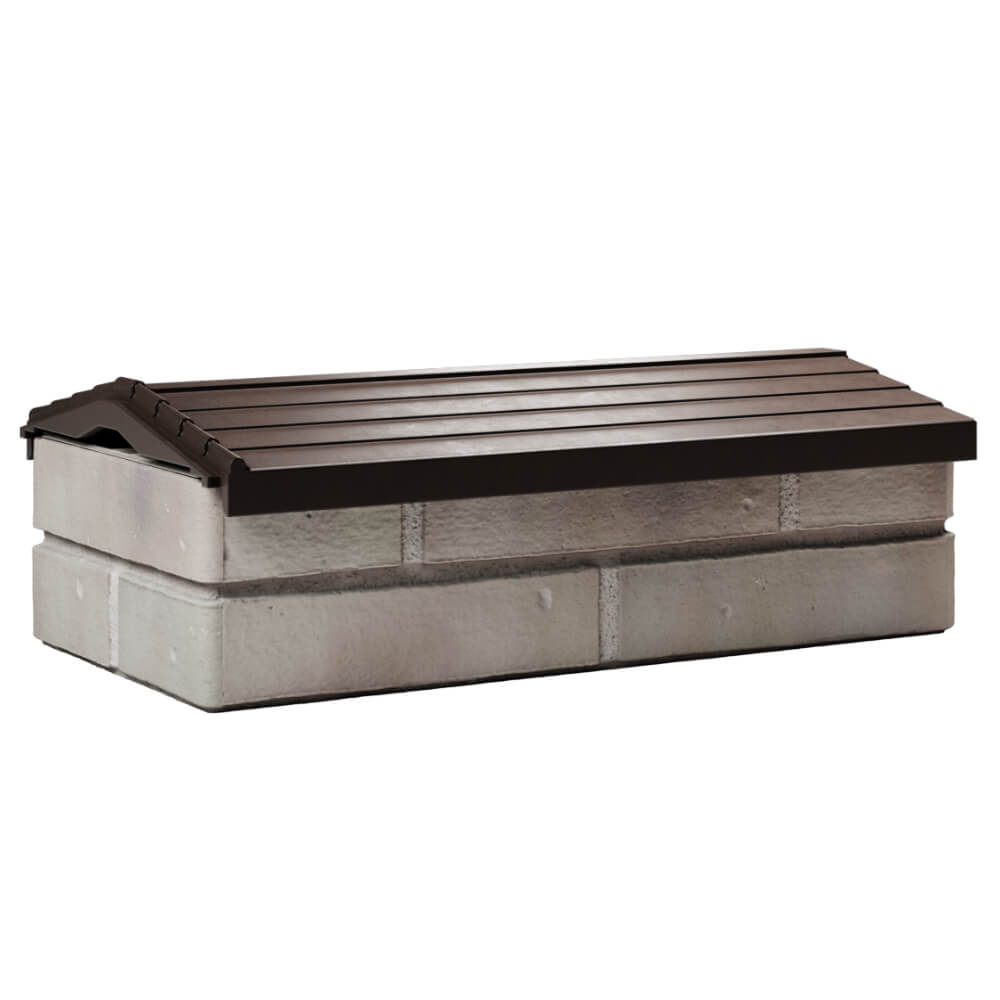 Парапет Zking Бона ХайТек Коричневый с посадкой на 1 кирпич (200/225/255мм) Чайковский фото