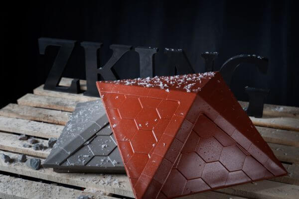 Колпак Zking Эверест Красный на столб 1.5х1.5 кирпича (390х390мм) в Чайковском фото