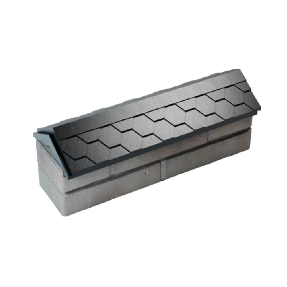 Парапет Zking Эверест Черный с посадкой на 0.5 кирпича (130мм) в Чайковском фото