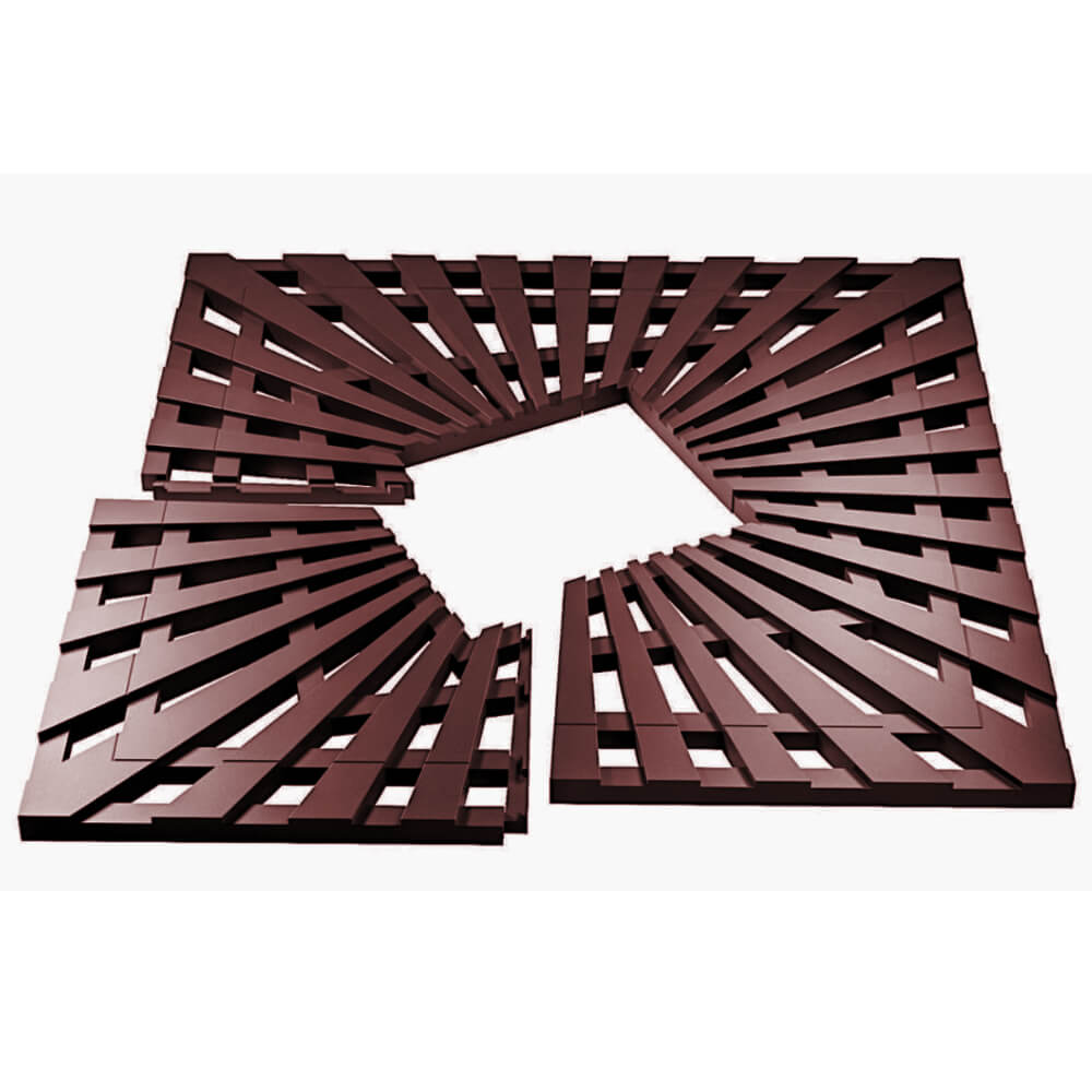 Приствольная решетка для дерева ZKING ATMOSPHERE 1.2х1.2м Коричневая в Чайковском фото