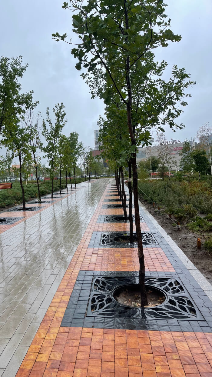 Приствольная решетка для дерева ZKING CRUST 1.2х1.2м Черная в Чайковском фото