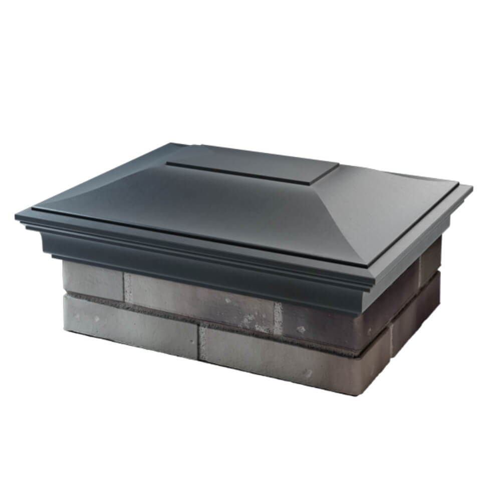 Колпак Zking Монблан Серый на столб 2х1.5 кирпича (515х385мм) в Чайковском фото