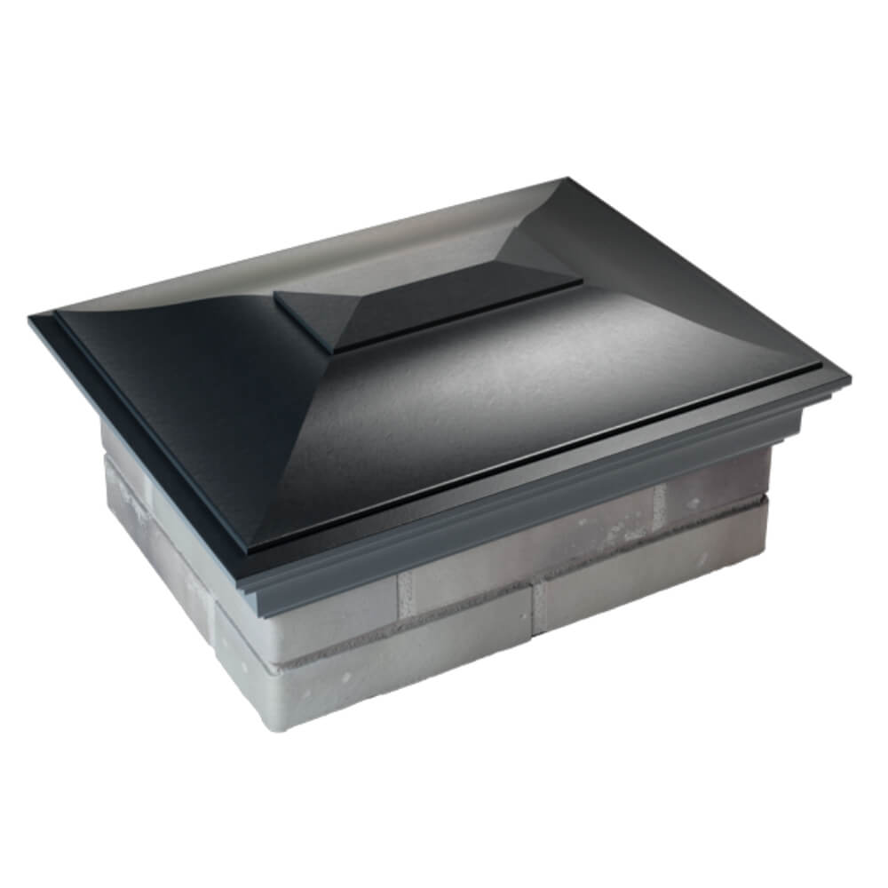 Колпак Zking Монблан Черный на столб 2х1.5 кирпича (515х385мм) Чайковский фото