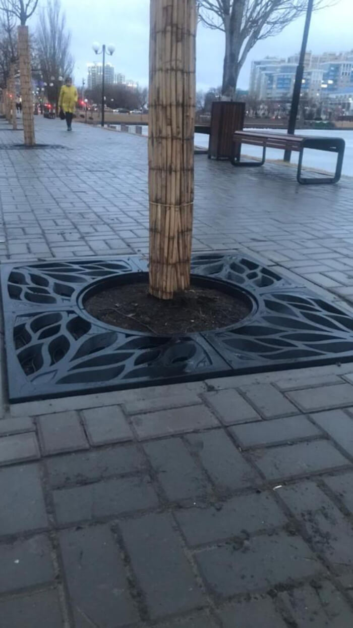 Приствольная решетка для дерева ZKING CRUST 1.2х1.2м Черная в Чайковском фото