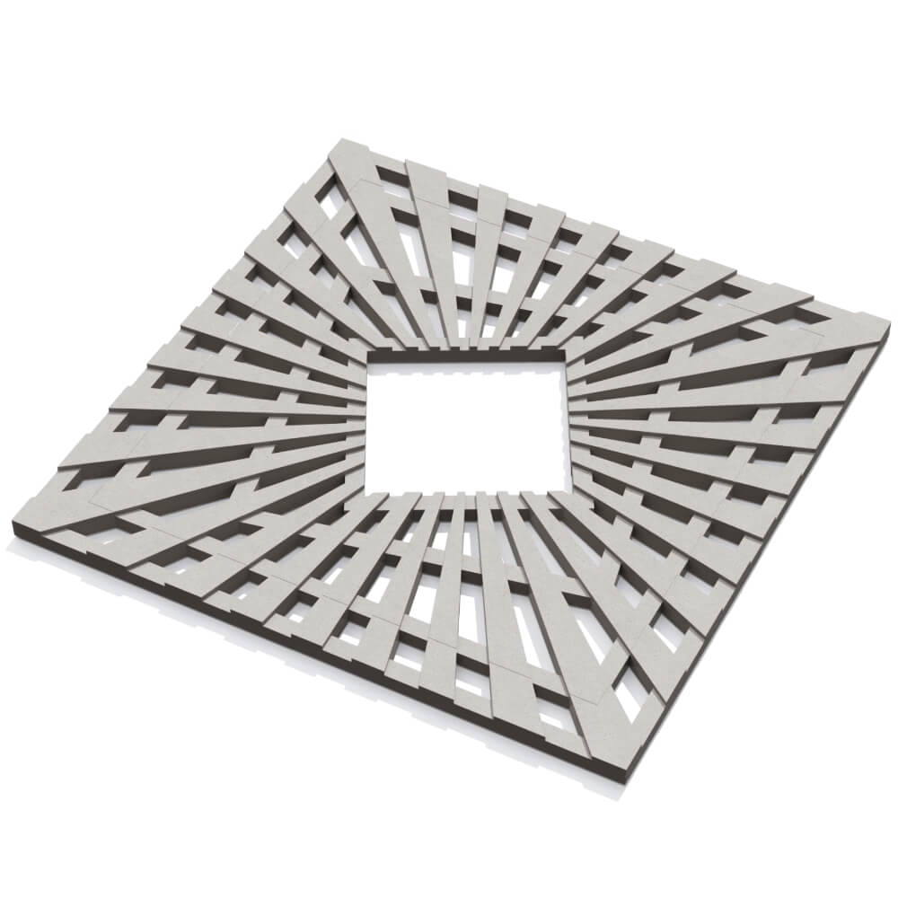 Приствольная решетка для дерева ZKING ATMOSPHERE 1.2х1.2м Бежевая в Чайковском фото