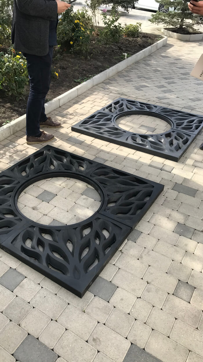 Приствольная решетка для дерева ZKING CRUST 1.2х1.2м Черная в Чайковском фото