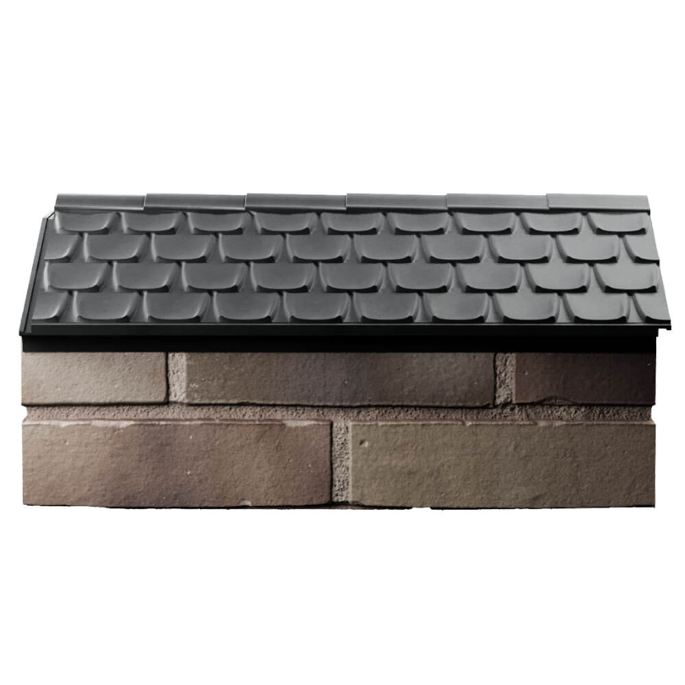 Парапет Zking Эльбрус Серый с посадкой на 1 кирпич (255мм) в Чайковском фото