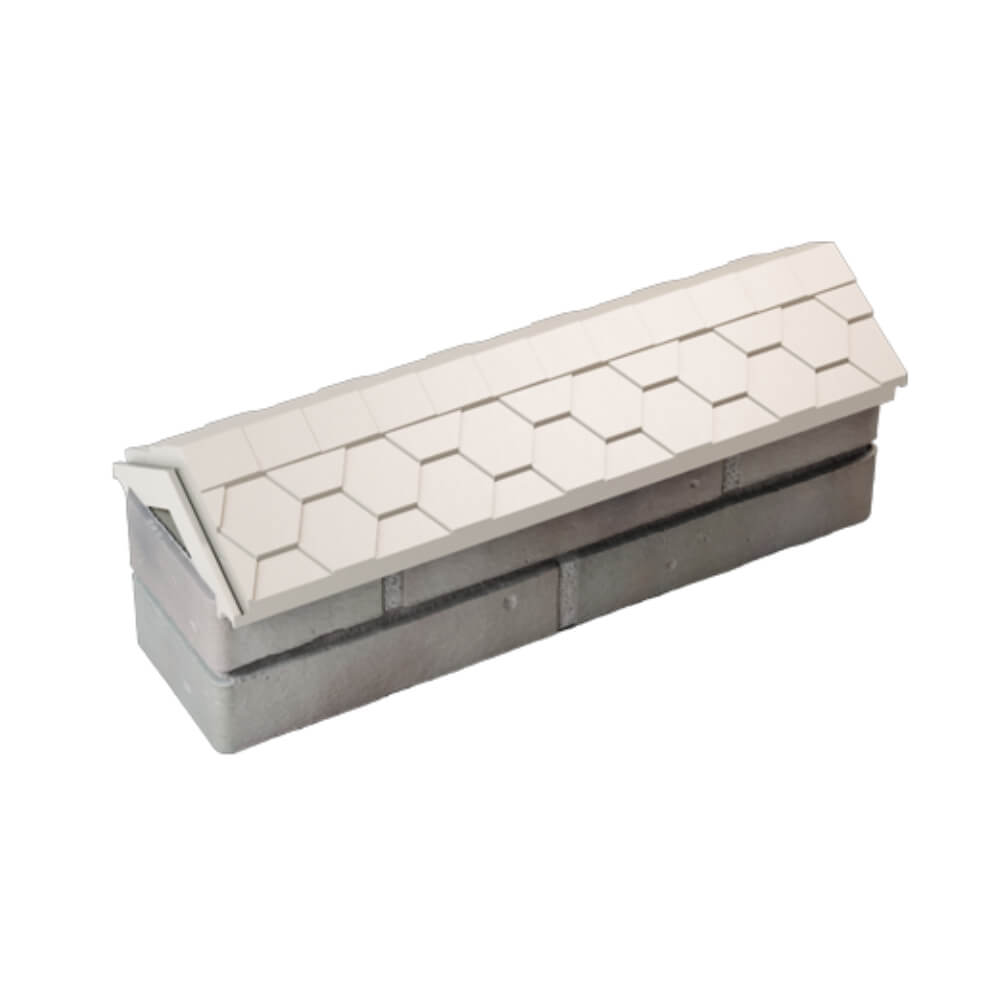 Парапет Zking Эверест Бежевый с посадкой на 0.5 кирпича (130мм) в Чайковском фото