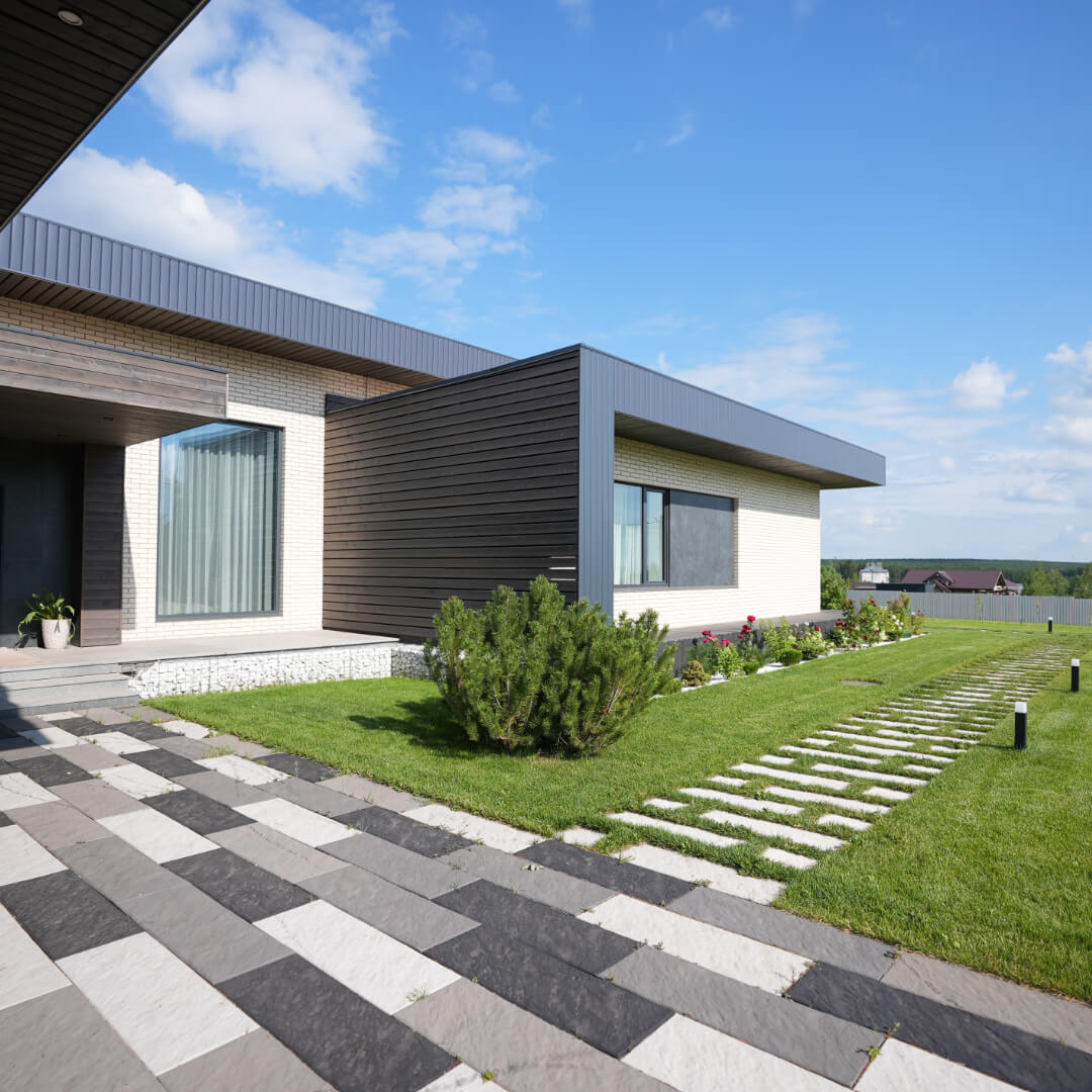 Шаговая плита STONE Светлая Галька 990х330х55мм в Чайковском фото