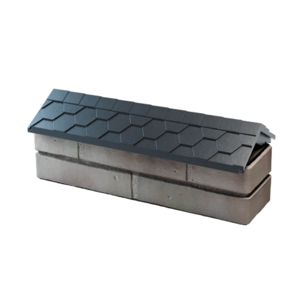 Парапет Zking Эверест Серый с посадкой на 0.5 кирпича (130мм) в Чайковском фото