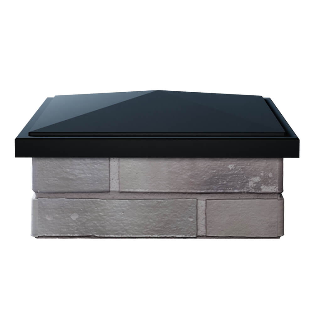 Колпак Zking БонаМоно Черный на столб 1.5х1.5 кирпича (385х385, 400х400мм) Чайковский фото