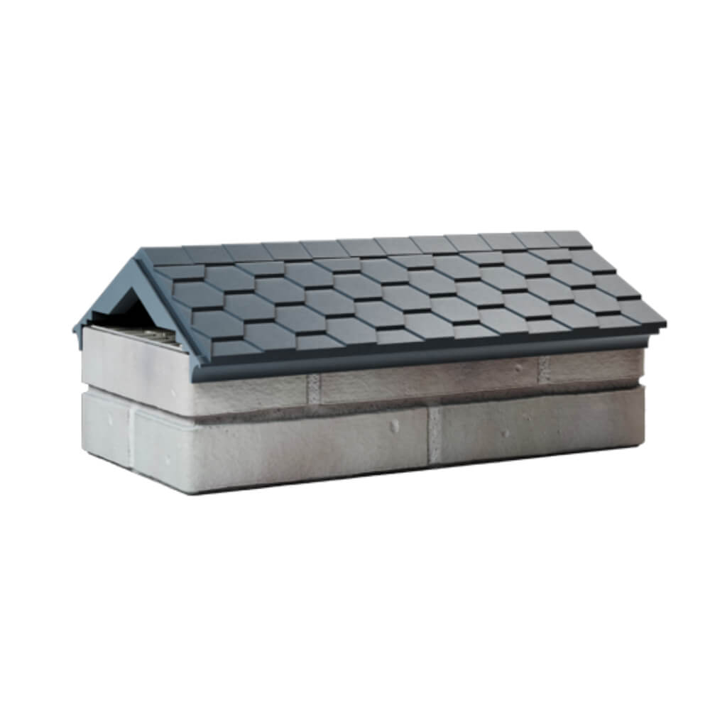 Парапет Zking Эверест Серый с посадкой на 1 кирпич (200/225/255мм) Чайковский фото