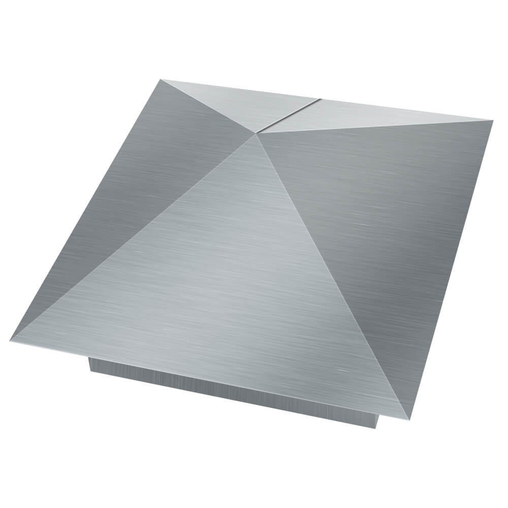 Колпак металлический 380х380мм оцинкованный заборный Чайковский фото