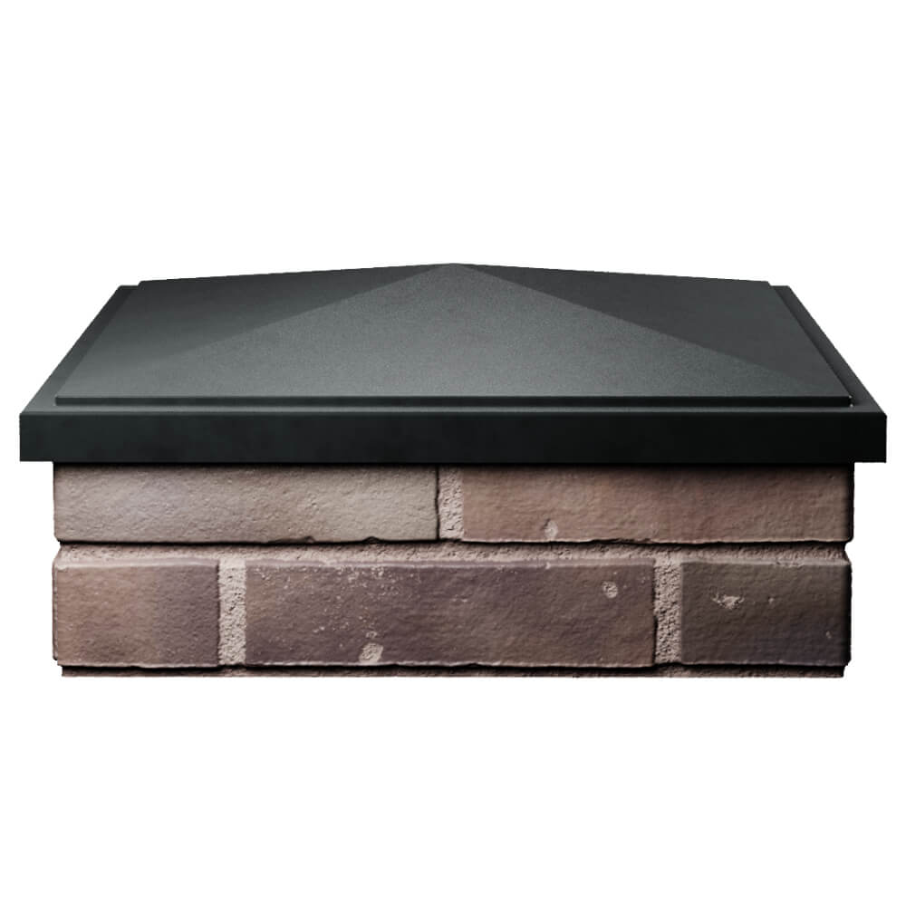 Колпак Zking БонаМоно Черный на столб 2х2 кирпича (515х515, 530х530мм) Чайковский фото