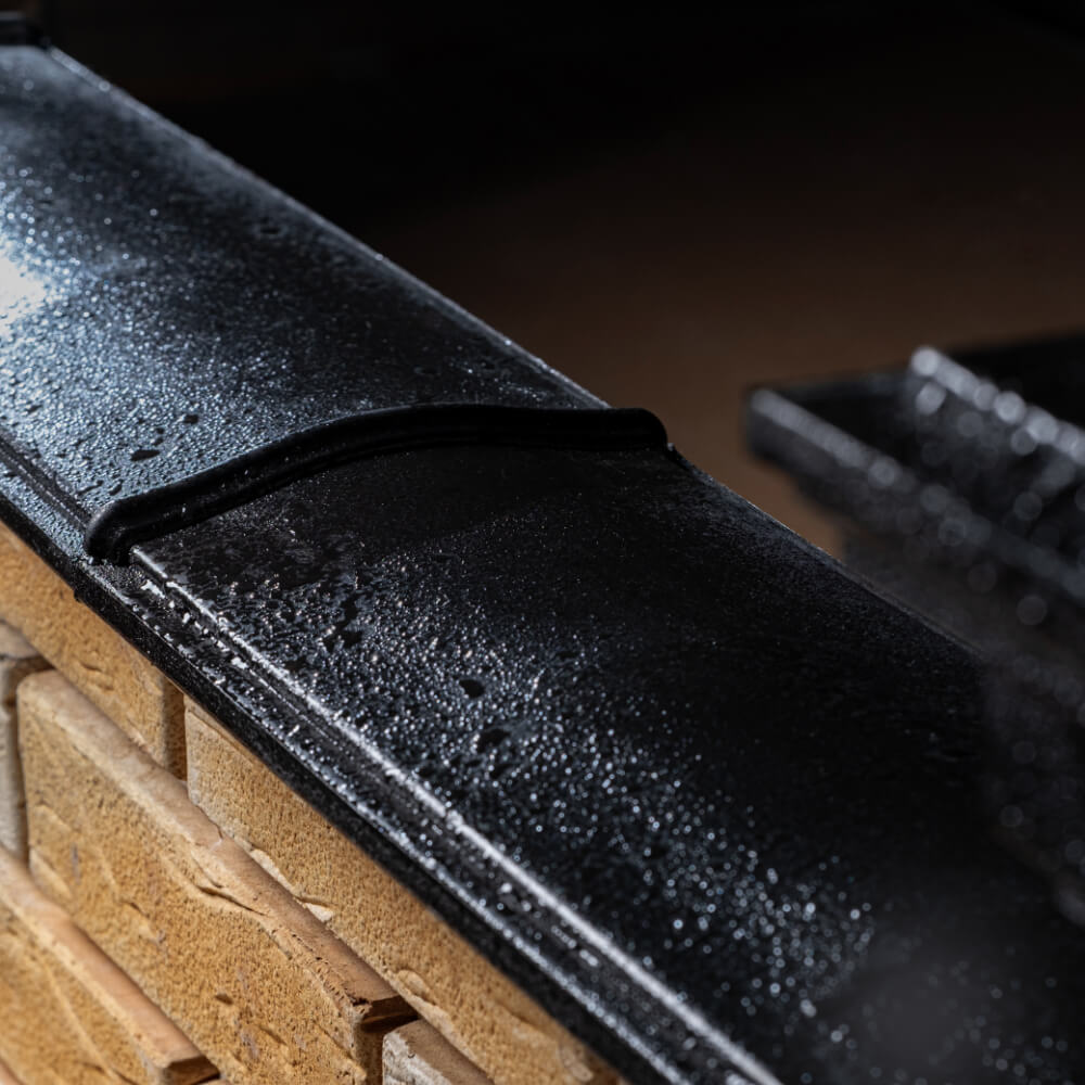 Парапет Zking Монблан Черный посадка на 0.5 кирпича (130мм) в Чайковском фото