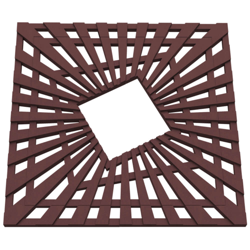 Приствольная решетка для дерева ZKING ATMOSPHERE 1.2х1.2м Коричневая в Чайковском фото