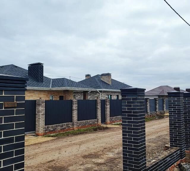 Колпак Zking Бона ХайТек Серый на столб 1.5х1.5 кирпича (385х385мм) в Чайковском фото