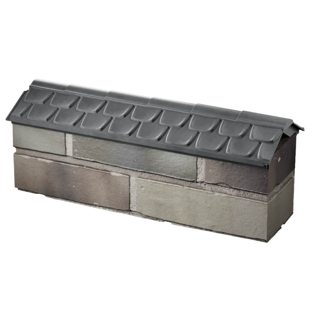 Парапет Zking Эльбрус Серый с посадкой на 0.5 кирпича (130мм) в Чайковском фото