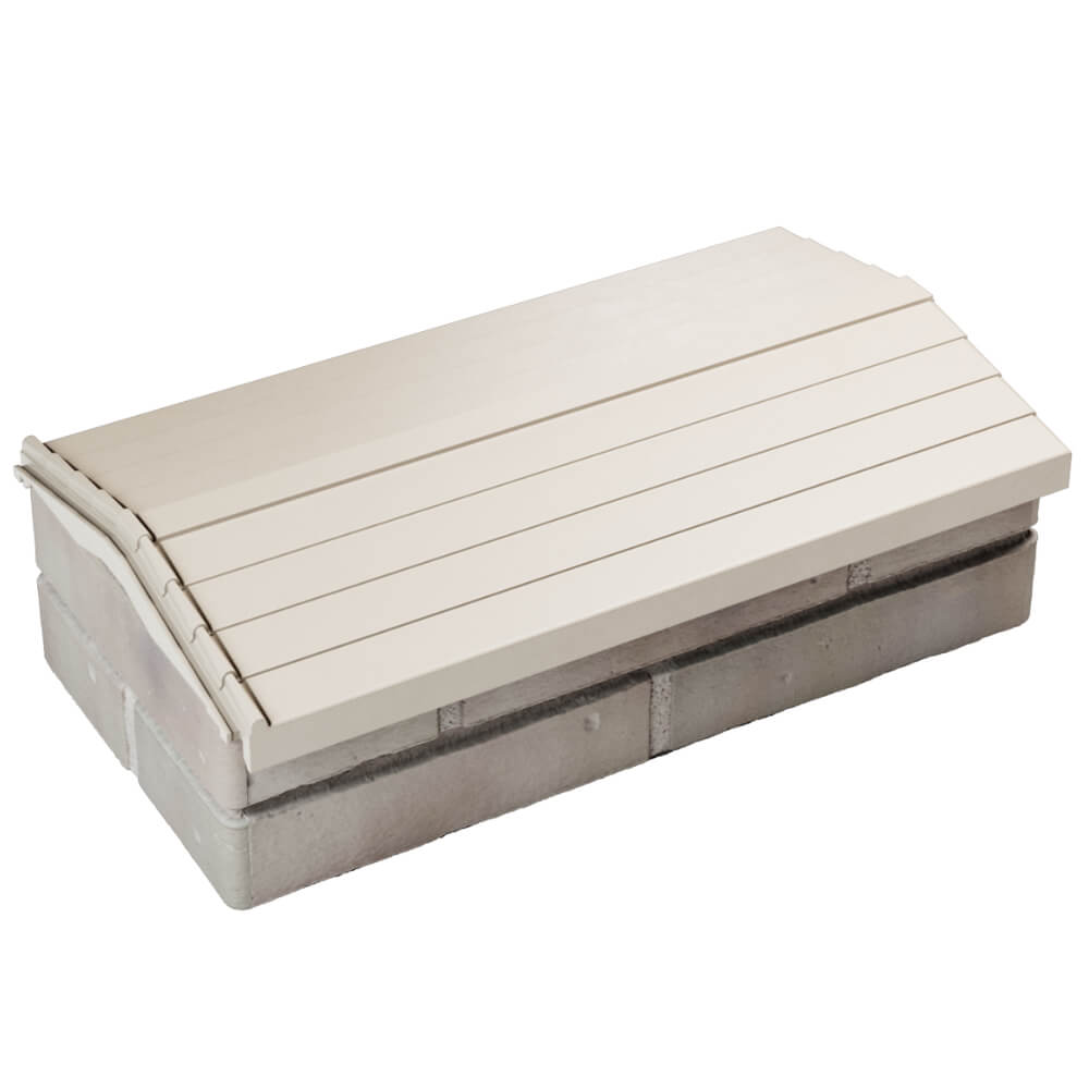 Парапет Zking Бона ХайТек Бежевый с посадкой на 1 кирпич (200/225/255мм) в Чайковском фото