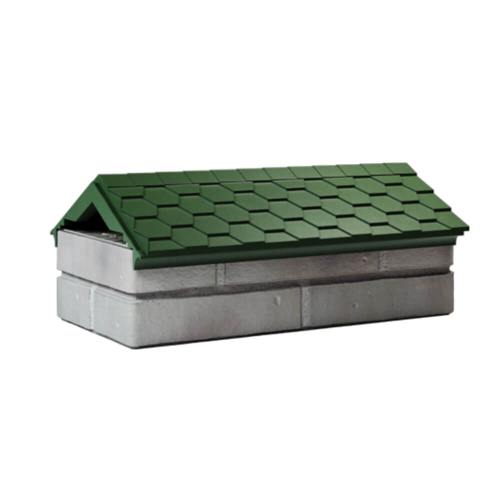 Парапет Zking Эверест Зеленый с посадкой на 1 кирпич (200/225/255мм) Чайковский фото