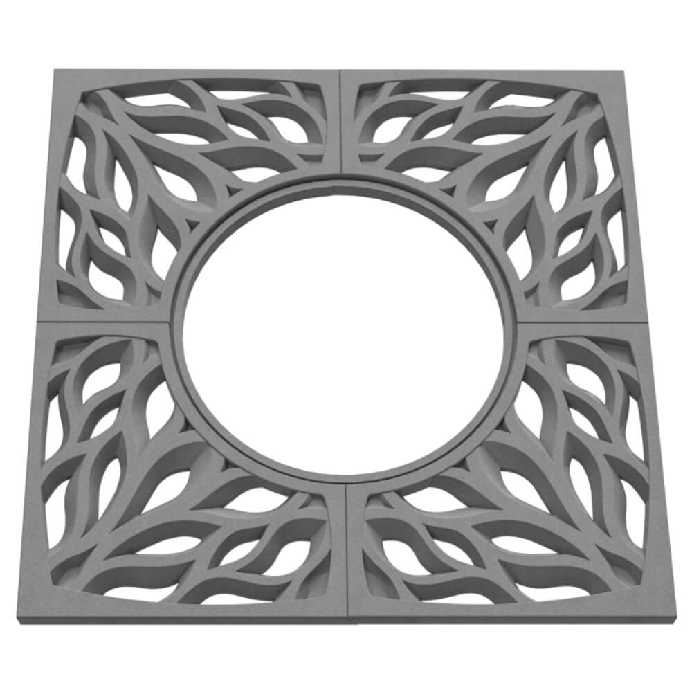 Приствольная решетка для дерева ZKING CRUST 1.2х1.2м Серая в Чайковском фото