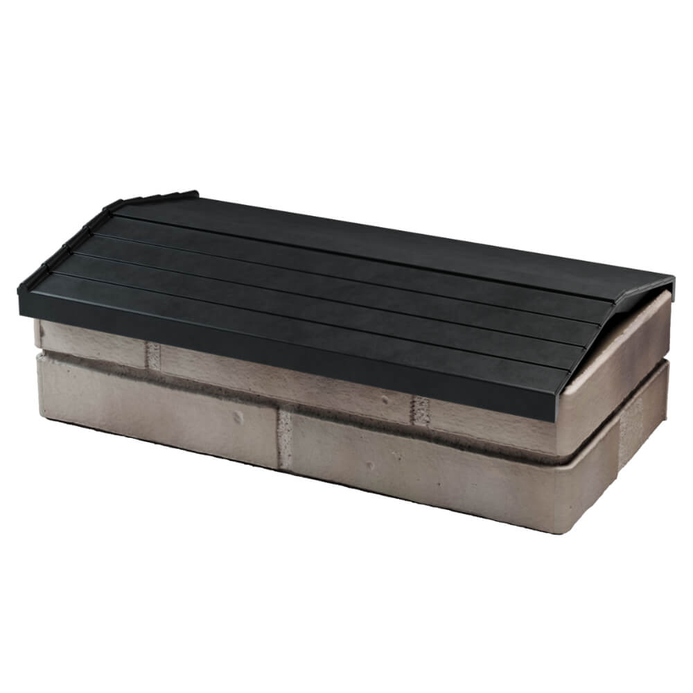 Парапет Zking Бона ХайТек Черный с посадкой на 1 кирпич (200/225/255мм) в Чайковском фото