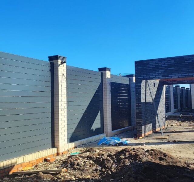 Колпак Zking Бона ХайТек Серый на столб 1.5х1.5 кирпича (385х385мм) в Чайковском фото