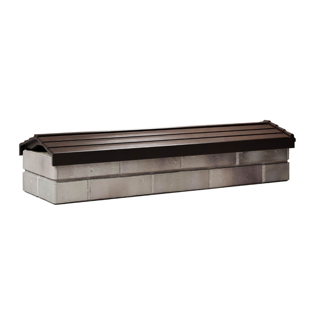 Парапет Zking Бона ХайТек Коричневый посадка на 0.5 кирпича (130мм) Чайковский фото