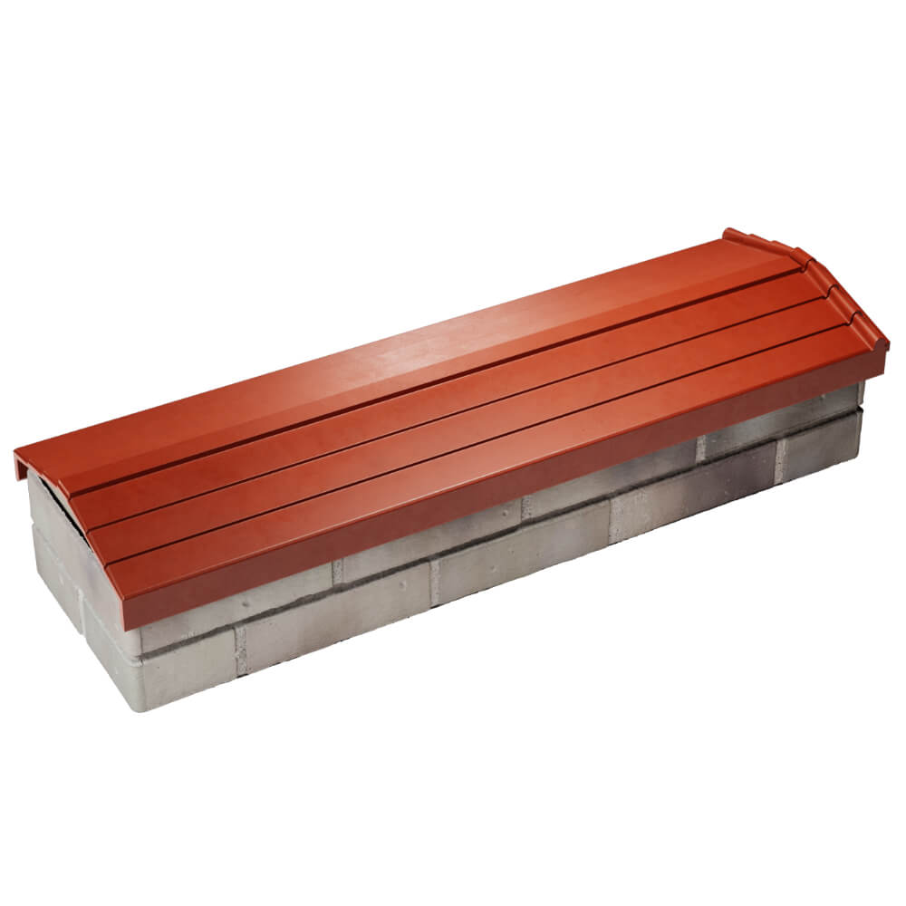 Парапет Zking Бона ХайТек Красный посадка на 0.5 кирпича (130мм) в Чайковском фото