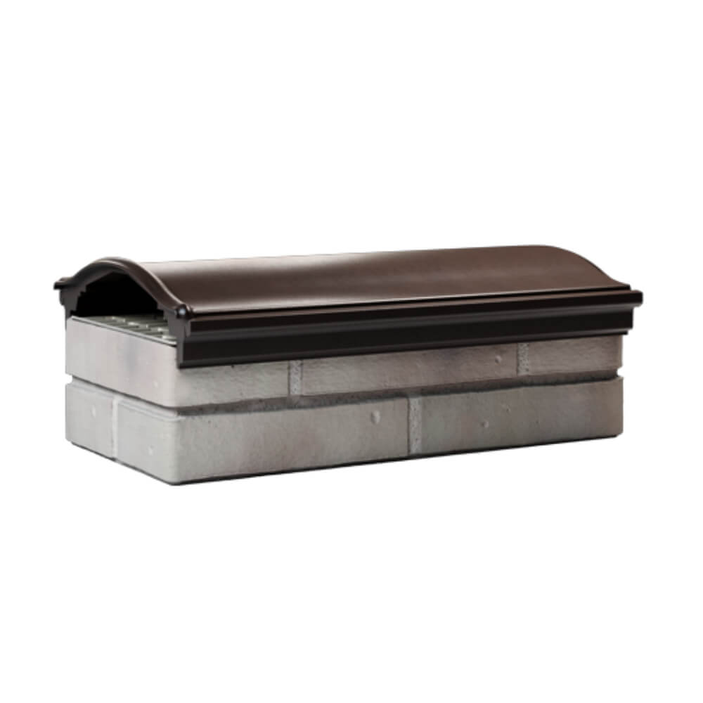 Парапет Zking Монблан Коричневый посадка на 1 кирпич (200/225/255мм) Чайковский фото