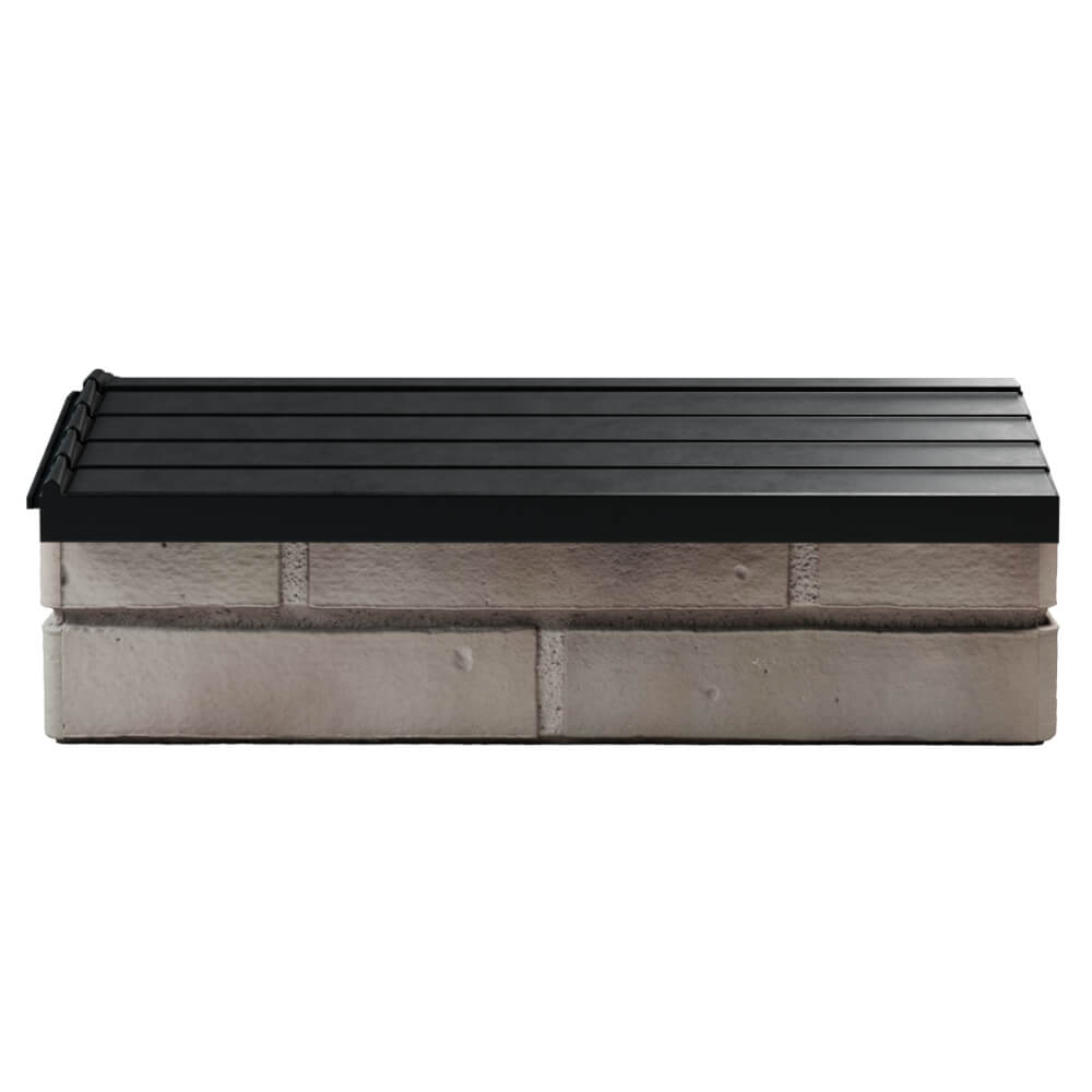 Парапет Zking Бона ХайТек Черный с посадкой на 1 кирпич (200/225/255мм) в Чайковском фото