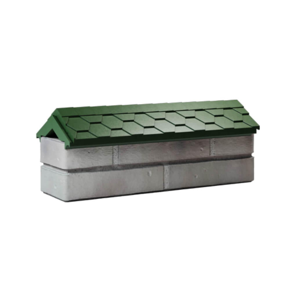 Парапет Zking Эверест Зеленый с посадкой на 0.5 кирпича (130мм) Чайковский фото