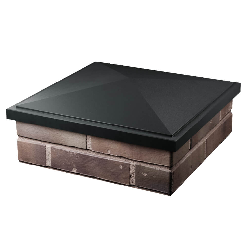 Колпак Zking БонаМоно Черный на столб 2х2 кирпича (515х515, 530х530мм) в Чайковском фото