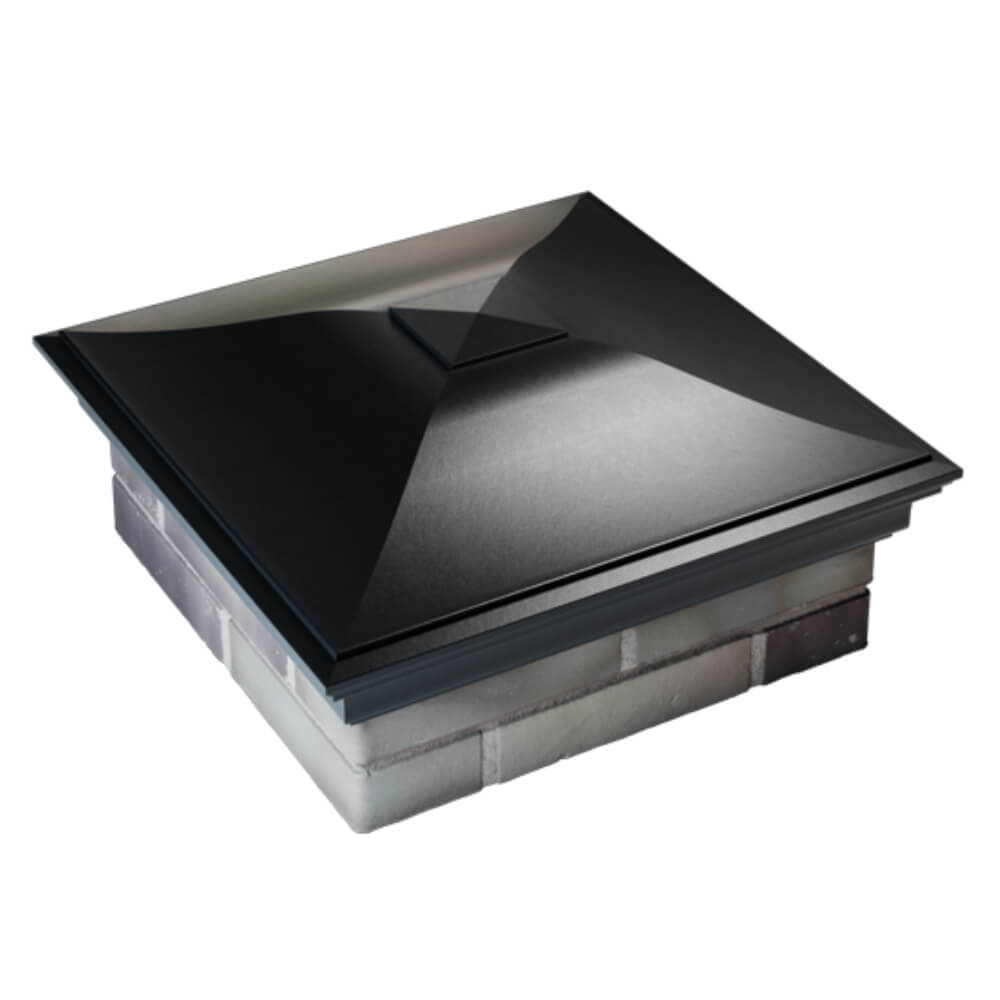 Колпак Zking Монблан Черный на столб 2х2 кирпича (515х515мм) Чайковский фото