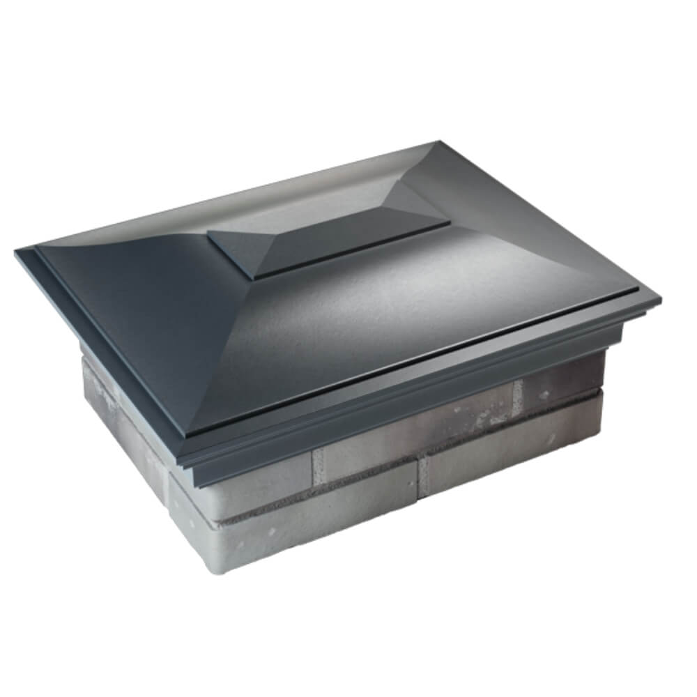 Колпак Zking Монблан Серый на столб 2х1.5 кирпича (515х385мм) Чайковский фото