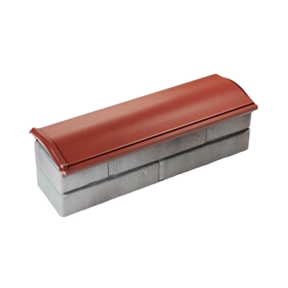 Парапет Zking Монблан Красный посадка на 0.5 кирпича (130мм) в Чайковском фото