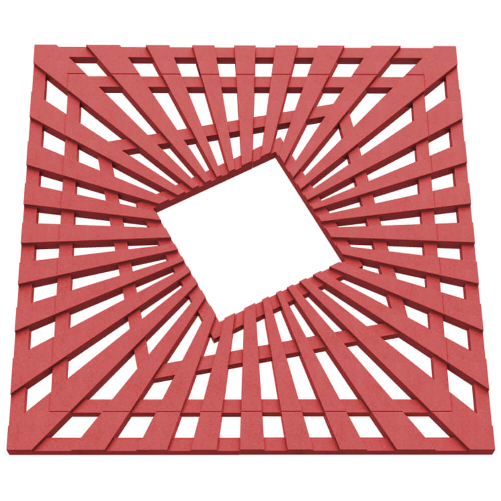 Приствольная решетка для дерева ZKING ATMOSPHERE 1.2х1.2м Красная в Чайковском фото