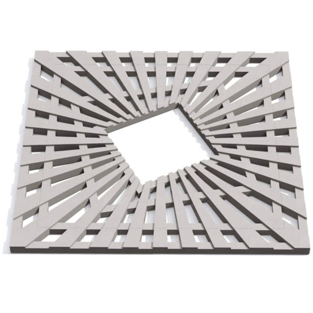 Приствольная решетка для дерева ZKING ATMOSPHERE 1.2х1.2м Бежевая Чайковский фото