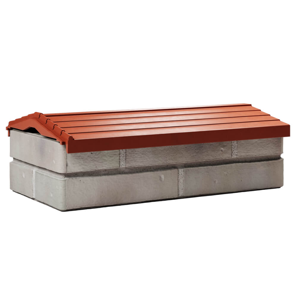 Парапет Zking Бона ХайТек Красный с посадкой на 1 кирпич (200/225/255мм) Чайковский фото