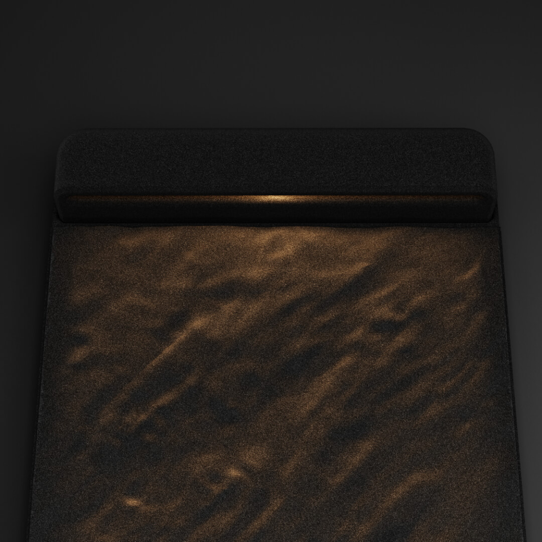 LED Светильник для шаговой плиты STONE Черный Сланец 330х75х98мм в Чайковском фото