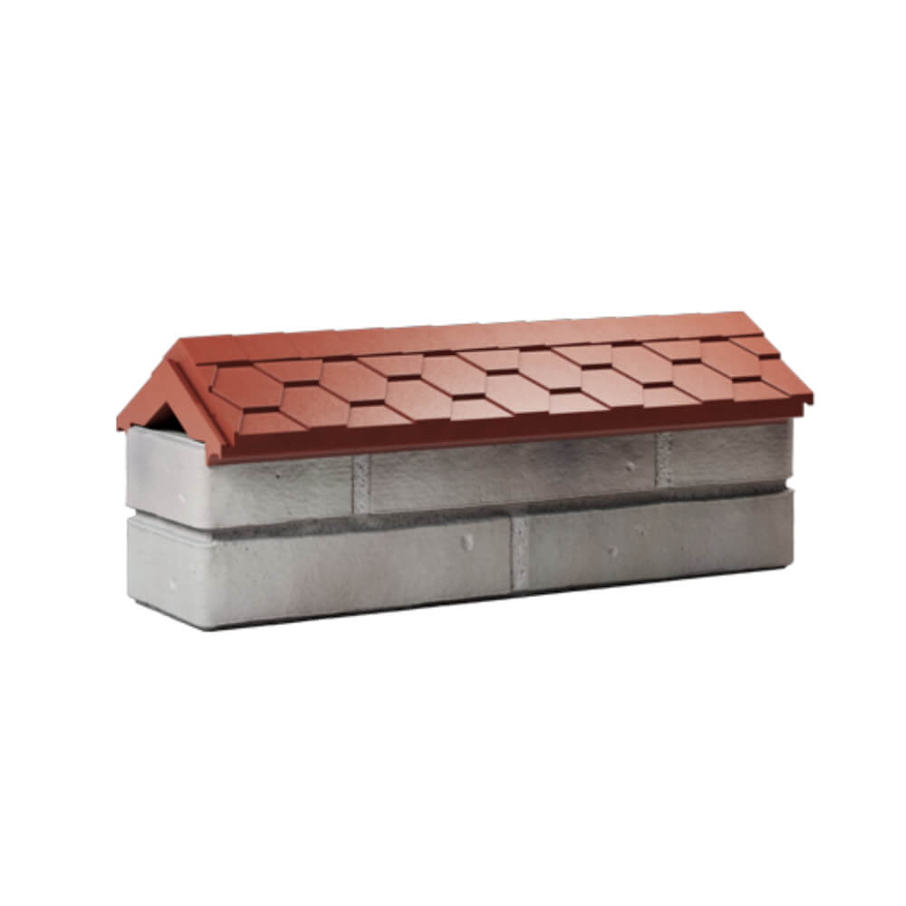 Парапет Zking Эверест Красный с посадкой на 0.5 кирпича (130мм) Чайковский фото