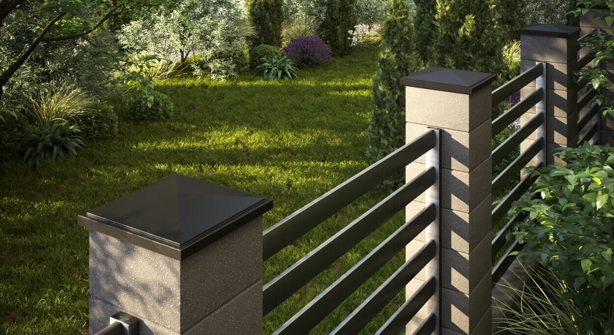 Колпак Zking БонаМоно Коричневый на столб 1.5х1.5 кирпича (385х385, 400х400мм) в Чайковском фото