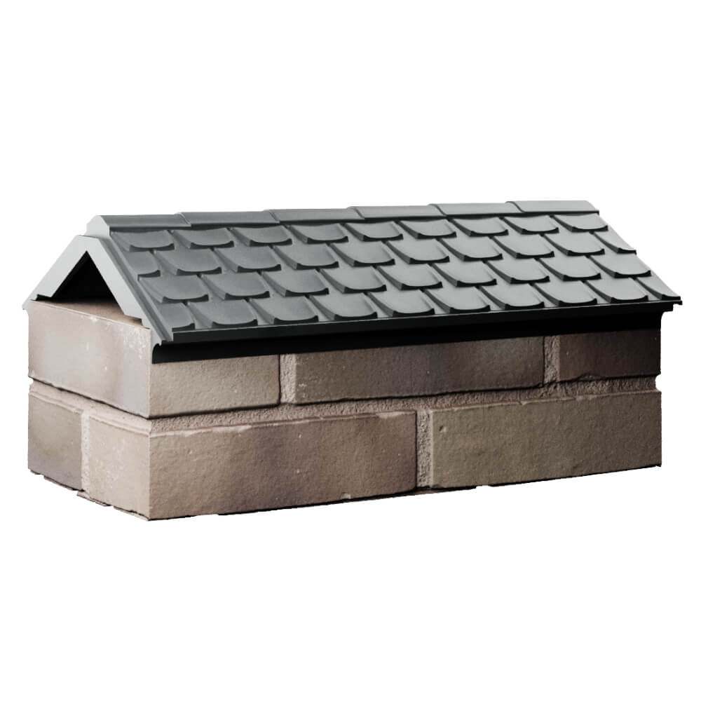 Парапет Zking Эльбрус Серый с посадкой на 1 кирпич (255мм) Чайковский фото