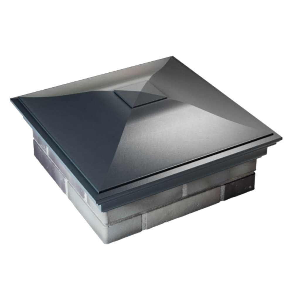 Колпак Zking Монблан Серый на столб 2х2 кирпича (515х515мм) Чайковский фото