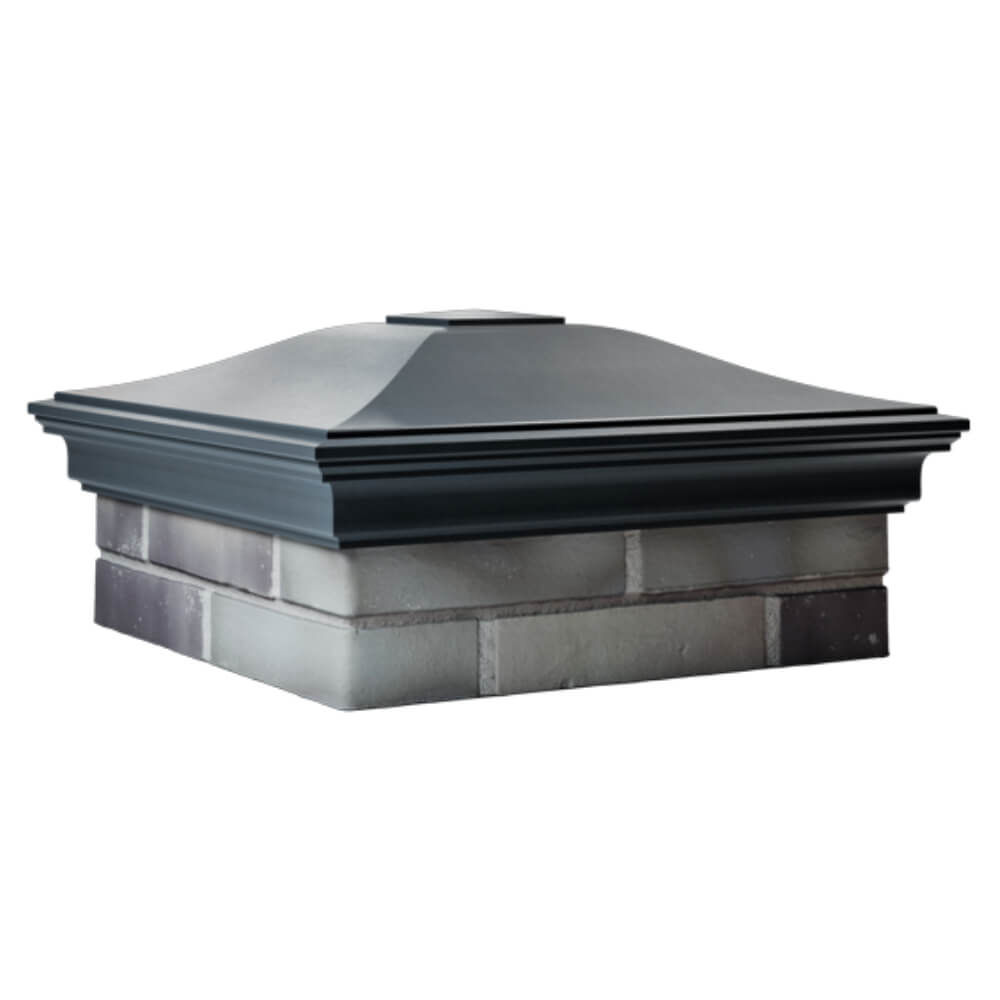 Колпак Zking Монблан Серый на столб 2х2 кирпича (515х515мм) в Чайковском фото