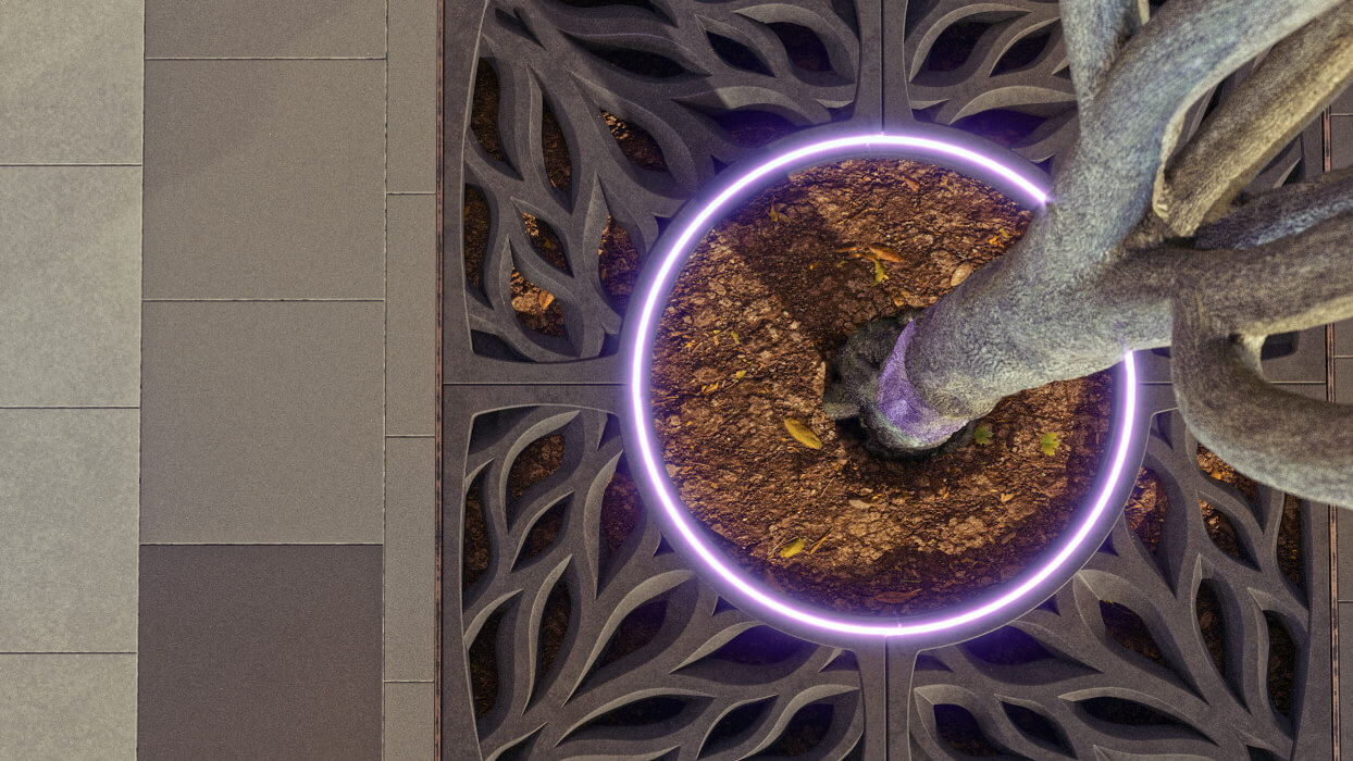 Приствольная решетка для дерева ZKING CRUST 1.2х1.2м Черная в Чайковском фото